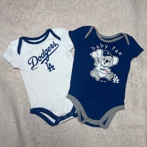 Dodgers Genuine Merchandise 6-9 Month Bodysuits